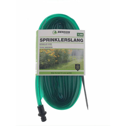 Sprinklerslang 7.5m - Efficiënte Tuinbesproeiing met Fijne Straal