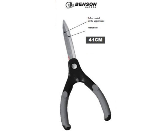 Heggenschaar 41 cm: Non Stick Teflon Blad voor Eenvoudig Snoeien