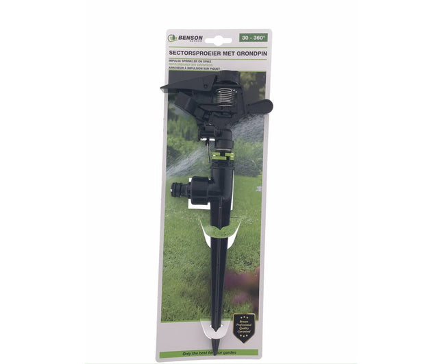 Sectorsproeier 30-360° met Grondpin, ideaal voor tuinbesproeiing