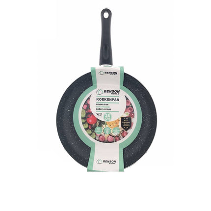 Bratpfanne 28 cm Alu Marmorbeschichtung, Induktion, PTFE-frei, gesundes Kochen