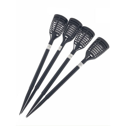 Tuinlamp Solar Fakkel 41 cm Flame Effect, Set van 4, 6u verlichting