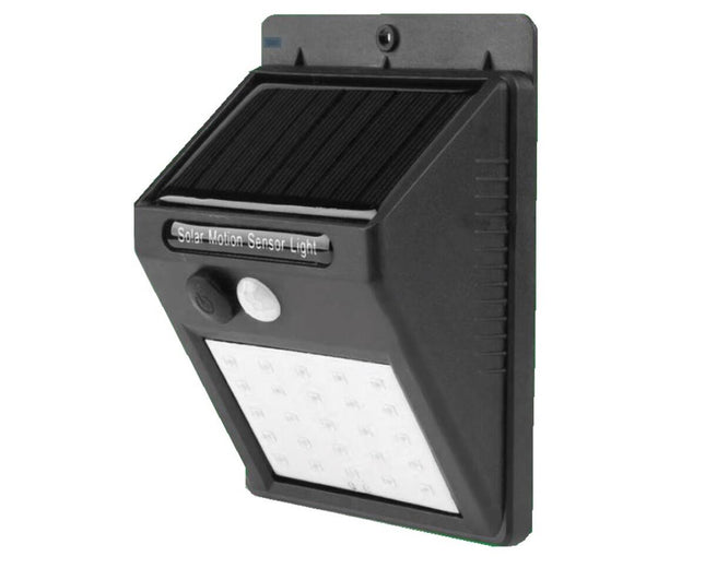 Solar LED Wandlamp met PIR Sensor, IP65, Buitenverlichting, 3.7V Li-Battery