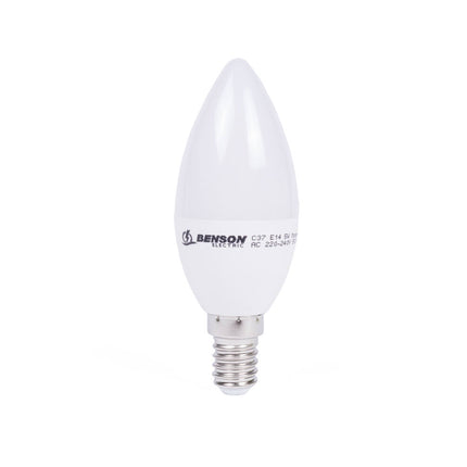 LED Kaarslamp C35 5W E14 Dimbaar, 3000K, 400lm, 20.000 uur, Ø37x105mm