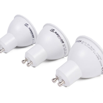 LED GU10 5W Dimbaar Warm Wit, Set van 3 - 400 Lumen, 20.000 Uur