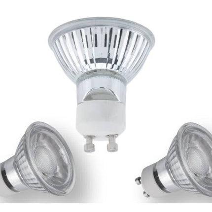 LED GU10 5W Dimbaar Lamp 3-delig, 3000K, 400lm, 25.000u levensduur