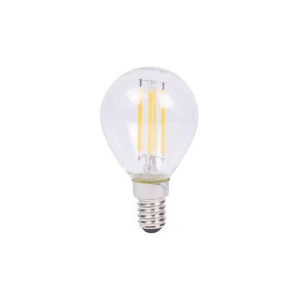 LED Lamp Filament G45 4W E14, 400lm, 2500K, Dimbaar, 20.000u Levensduur