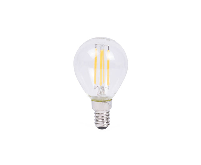 LED Lamp Filament G45 4W E14, 400lm, 2500K, Dimbaar, 20.000u Levensduur