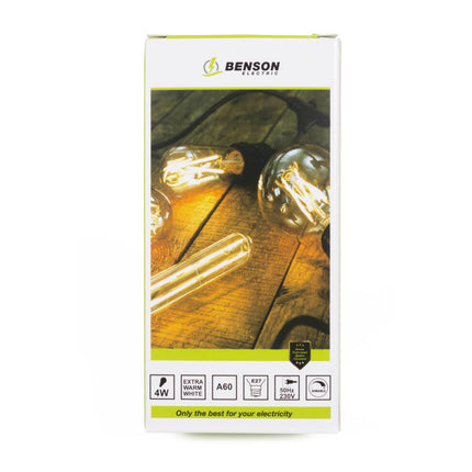 LED Lamp 4W Filament E27 Dimbaar 2500K 400lm voor Sfeerverlichting