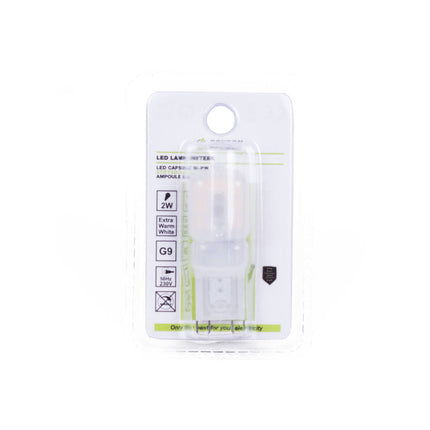 LED Lamp G9 2W - Extra Warm Wit, 220-240V, Voor Huisverlichting
