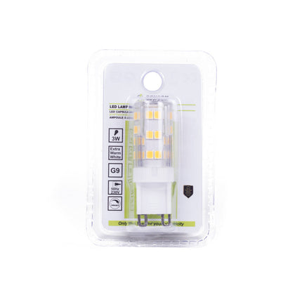 LED G9 Lamp 3W Dimbaar, Extra Warm Wit, Ideaal voor Sfeerverlichting