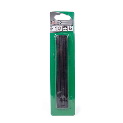 Zaagbladen 150mm HRC 50-55, Set van 10 voor Junior Zaagbeugels