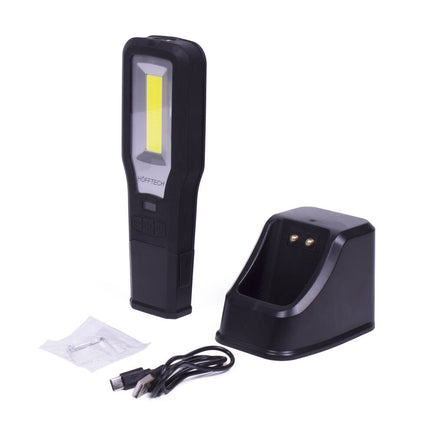 COB Looplamp 2000mAh LED, 550lm, USB-oplaadbaar, magnetisch, haak.
