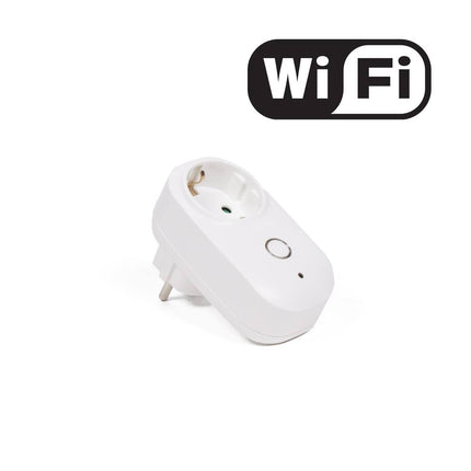 Wit Stopcontact RA met Wifi, 3500W, Google Home Compatibel
