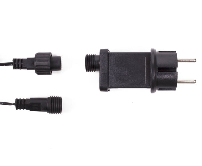 LED Lichtsnoer 7m, 10x S14 Lampen, Warm Wit, Timer, Buiten gebruik