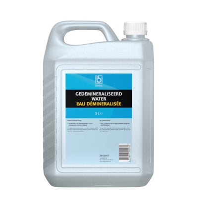 Accuwater 5 L - Gedemineraliseerd Water voor Stoomstrijkijzers en Accu's