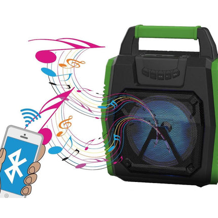 Bluetooth Speaker Radio 5W, 1200mAh, LED, USB, TF, FM, 259x151x341mm