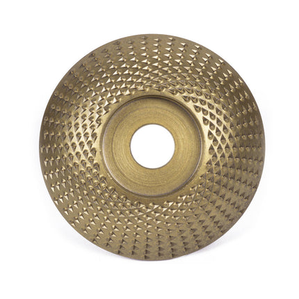 Bolvormige slijpschijf 84x16 mm voor houtbewerking, max 20.000 RPM.