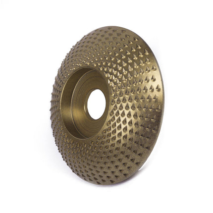 Bolvormige slijpschijf 84x16 mm voor houtbewerking, max 20.000 RPM.