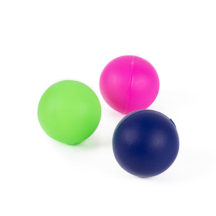 Beachball ballen in netje 3 dlg – 38 mm