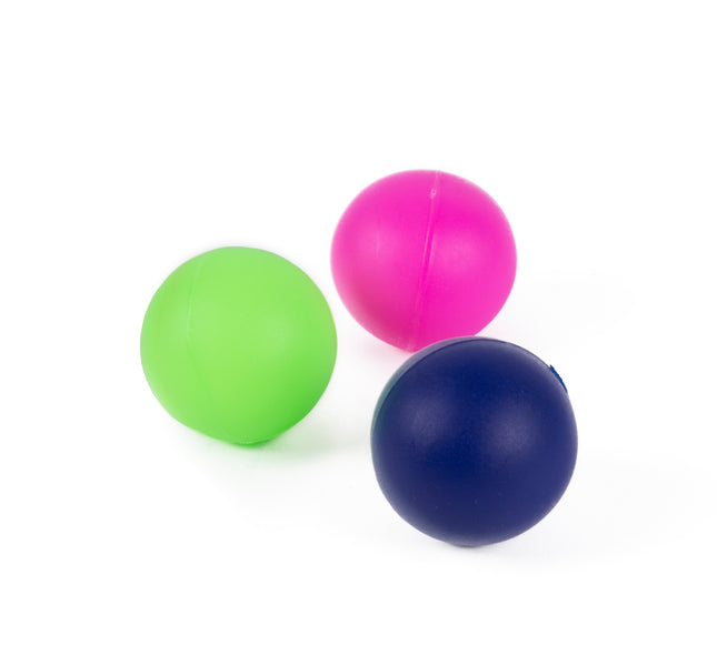 Beachball ballen in netje 3 dlg – 38 mm