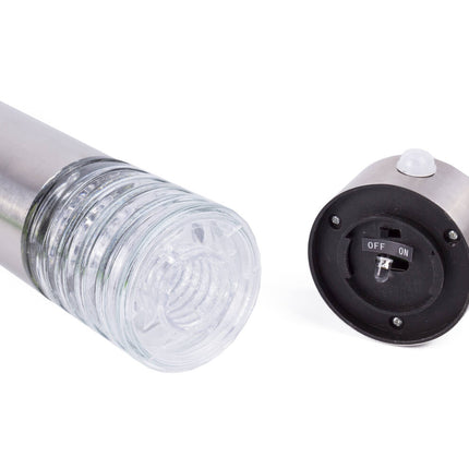 Solar LED Tuinlamp 28cm, Bewegingssensor, Zonne-energie, Buitenverlichting