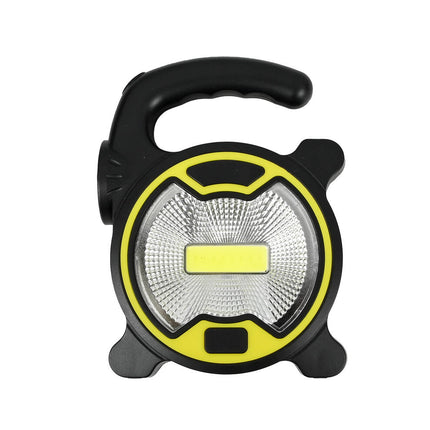 Tragbare 3W COB LED-Arbeitsleuchte + 1W Taschenlampe für Camping