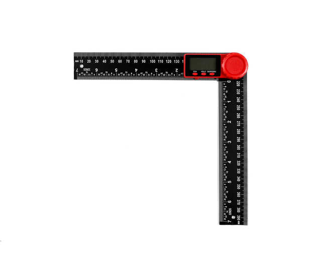 Digitale Zwaaihaak 200mm, 0°-360°, 0.1° stappen, incl. CR2032 batterij