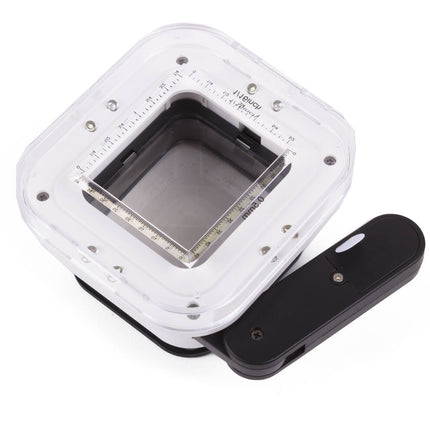 Loupe met 4x LED & 4x UV, uitschuifbare lens, ideaal voor details bekijken.