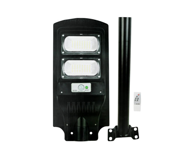 Solar LED Lantaarn IP65, 96 LED's, 840lm, Dag/Nacht Sensor, Buitenverlichting