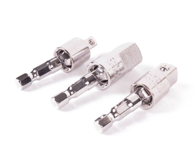 Flexibele Bit Dopadapter 55mm: Past 1/4", 3/8", 1/2", ideaal voor krappe ruimtes.