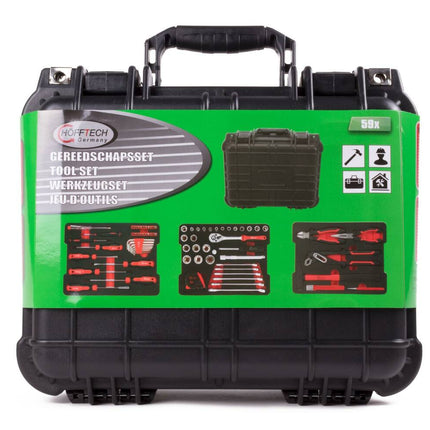 59-delige Gereedschapset met Koffer, Incl. Tangen, Schroevendraaiers