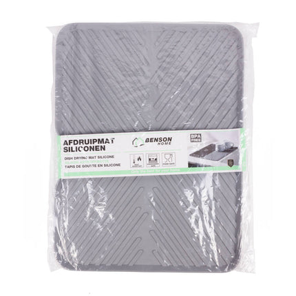 Siliconen Afdruipmat 40,6x37 cm - Perfect voor Kleine Afwasjes