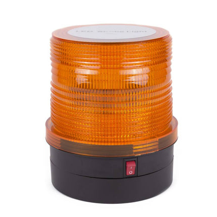 LED-Rundumkennleuchte Orange 2,4 W, magnetisch, Stroboskop-Modus, 24 LEDs