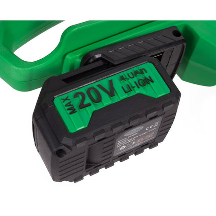 Accu Kettingzaag 20V 4000mAh, 250mm Lemmet, 30min Looptijd