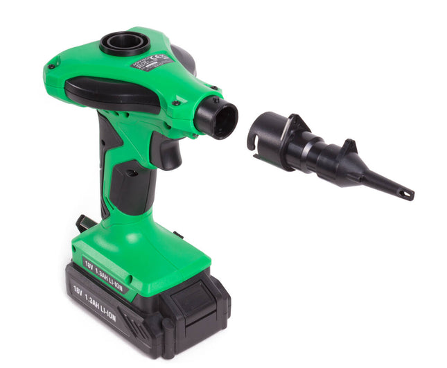 Akku-Luftpumpe 18V 1300 mAh - Zum schnellen Aufpumpen von Luftbetten