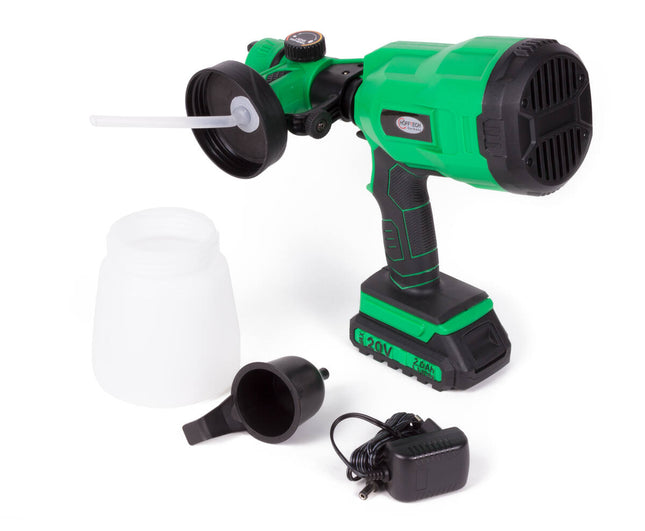 Akku-Farbsprühpistole 20V 2000 mAh, 800 ml Tank, 8000 U/min, für Heimwerkerarbeiten