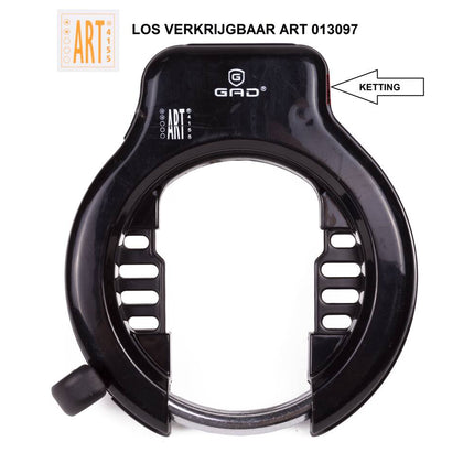 Insteekketting 5.5mm x 1400mm voor fietsbeveiliging met ringslot.