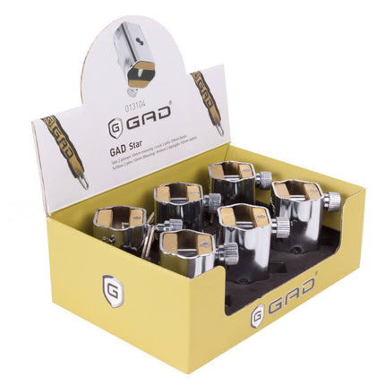Slot GAD-Star 10mm Messing - Beveiliging voor Fiets/Schuur