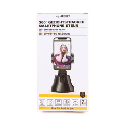 Telefoonhouder 360° Gezicht Tracking voor Vlogs, iOS/Android 56-100mm
