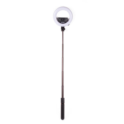 Selfie Stick 90cm LED Ringlamp, 16cm, 1200mAh, TikTok & Vlogs