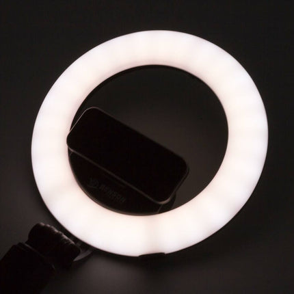 Selfie Stick 90cm LED Ringlamp, 16cm, 1200mAh, TikTok & Vlogs