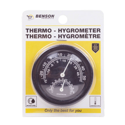 Thermo-Hygrometer: Meet Temp. (-20°C tot 50°C) & Vocht (0%-100%)