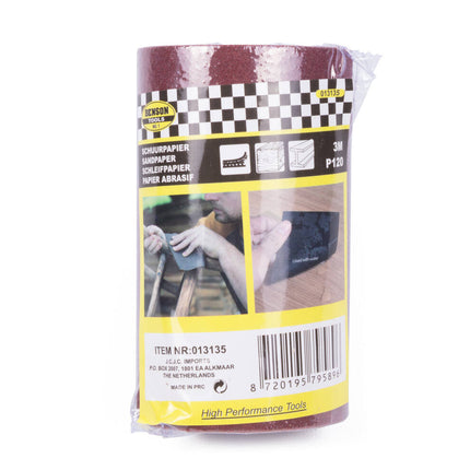 Schuurpapier Rol 3m P120 - Voor Hout, Metaal & Kunststof Bewerken