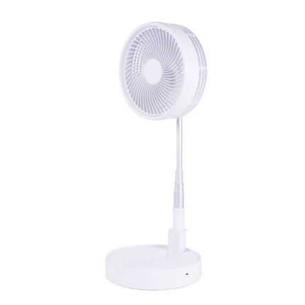 Telescopische Oplaadbare Ventilator, 24u Accu, 3 Snelheden, Draagbaar
