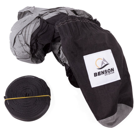 Hangmat parachutestof – Materiaal High quality heavy duty 210T nylon, Gewicht 535 g