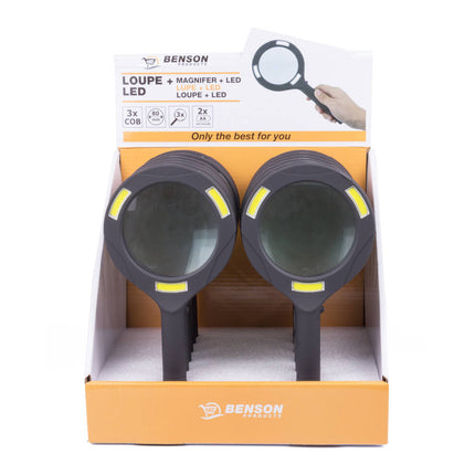 Loupe 3X COB LED, 80mm Lens, 250Lm, Ideaal voor Lezen & Inspectie