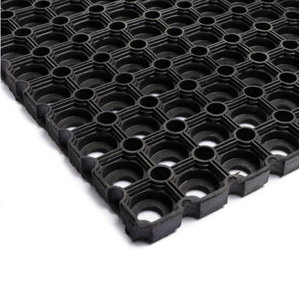 Rubberen Deurmat 60x80 cm - Anti-Slip, Voor Binnen en Buiten