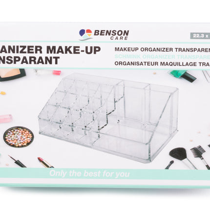 Organizer make-up transparant