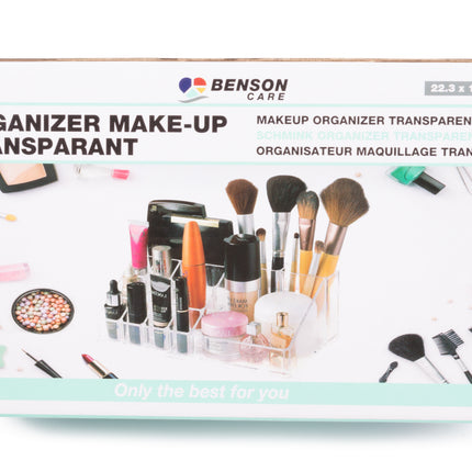 Organizer make-up transparant