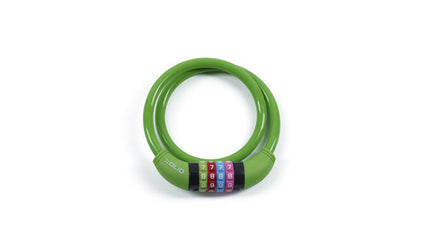 Xolid Kabelslot 10x650mm Groen voor Fiets/Scooter Beveiliging